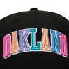 New Era Oakland Athletics Arch Logo 59FIFTY Fitted Hat Black 50 Year Patch