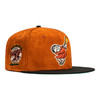 New Era San Diego Padres 59FIFTY Fitted Hat Cap Suede 25th Year Side Patch