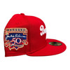 New Era Brooklyn Los Angeles Dodgers 59FIFTY Hat Red Jackie Robinson Patch