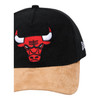 New Era Chicago Bulls Corduroy Suede Pre-Curved Golfer Snapback Hat