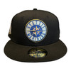 New Era Seattle Mariners 59FIFTY Fitted Hat Black 2023 All Star Patch