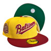 New Era Baltimore Orioles 59FIFTY Fitted Hat Campus 2 Tone 30th Year Patch 7 3/8