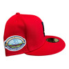 New Era Los Angeles Dodgers Tie Dye 59FIFTY Hat Red 50th Anniversary Patch