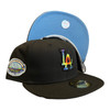 New Era Los Angeles Dodgers Tie Dye 59FIFTY Hat Cap Black 50th Year Patch
