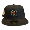 New Era New York Yankees Tie Dye 59FIFTY Hat Black 1996 World Series Patch