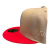 New Era Seattle Mariners 59FIFTY Fitted Hat Cap Tan 30th Year Side Patch