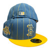 New Era Boston Red Sox Throwback Pinstripe 59FIFTY Fitted Hat