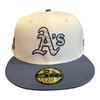 New Era Oakland Athletics 59FIFTY Fitted Hat Wavy Chainstitch 40th Season