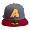 New Era Arizona Diamondbacks 59FIFTY Fitted Hat 20th Season Side Patch