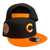 New Era Chicago Cubs 9FIFTY Snapback Hat Fall Gradient Wrigley Field Side Patch