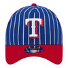 New Era Texas Rangers Pinstripe 9FORTY Snapback Hat 1995 All Star Game Patch