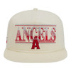 New Era Anaheim Angels Corduroy Golfer Adjustable Snapback Hat Cap - OSFM