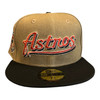 New Era Houston Astros Canvas Crown 59FIFTY Fitted Hat 40th Year Patch 7 3/4