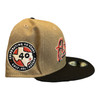 New Era Houston Astros Canvas Crown 59FIFTY Fitted Hat 40th Year Patch 7 3/4