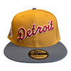 New Era Detroit Tigers 9FIFTY Snapback Hat Panama Tan World Series Side Patch