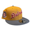 New Era Detroit Tigers 9FIFTY Snapback Hat Panama Tan World Series Side Patch