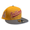 New Era Baltimore Orioles 9FIFTY Snapback Hat Panama Tan 1958 All Star Game Patch