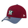 New Era Houston Astros Cherry 9FORTY Adjustable Snapback Hat Astros Side Patch