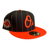 New Era Baltimore Orioles Throwback Pinstripe 59FIFTY Fitted Hat