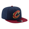 New Era Cleveland Cavaliers Cavs 9FIFTY Snapback Hat Cap Navy / Gray UV