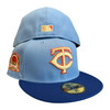 New Era Minnesota Twins 59FIFTY Fitted Hat Cap 60 Seasons Patch