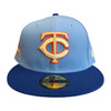 New Era Minnesota Twins 59FIFTY Fitted Hat Cap 60 Seasons Patch