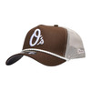 New Era Baltimore Orioles 9FORTY Trucker Rope Snapback Hat