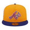 New Era Atlanta Braves A-Frame 59FIFTY Fitted Hat Gold Pack 30th Season