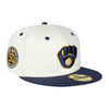 New Era Brewers 59FIFTY Fitted Hat Cap Mascot Pin Pack