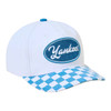 Mitchell & Ness New York Yankees Snapback Hat Checkered Brim