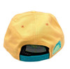 New Era Los Angeles Lakers Palm Trees Taco 9FIFTY Peach Snapback Hat Aqua Bottom