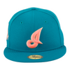 New Era Cleveland Indians Badlands 59FIFTY Hat Club Exclusive Peach UV