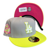 New Era Los Angeles Dodgers Cyber Pack 59FIFTY Fitted Hat 60 Year Patch