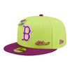 New Era Brooklyn Dodgers Big League Chew Sour Apple 59FIFTY Fitted Hat