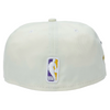 New Era Los Angeles Lakers 59FIFTY Fitted Hat Off White 75 Year Patch