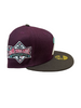 New Era Anaheim Angels Chocolate Merlot 59Fifty Fitted Hat Exclusive