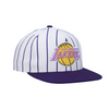 Mitchell & Ness Los Angeles Lakers Retro Pinstripe Snapback Hat