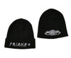 Friends TV Show Central Perk Knit Beanie Hat Cap Black Ross Rachel Monica 2 Pack