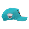 Chicago Bulls 9FORTY A-Frame Snapback Hat Cap Teal / Pink