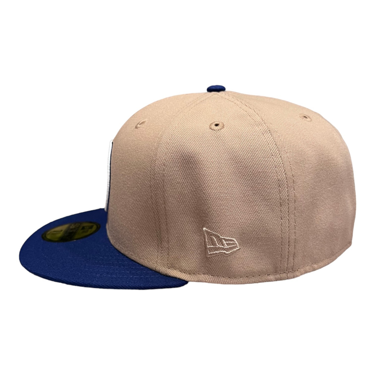 New Era x Hat Club Exclusive Burger Pack Los Angeles Dodgers 50th Anniversary Patch 59Fifty Casquette ajustée Blanc/Rouge Homme de la Collection - FW22 - FR