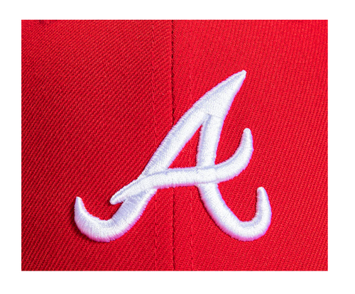 New Era Atlanta Braves ICY 59FIFTY Fitted Hat Club Exclusive WS Side Patch