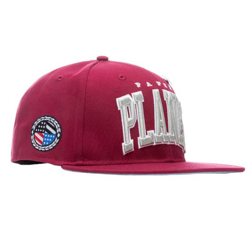 Paper Plane VOL 2 Fitted Hat With Pin Carmine / Blue UV