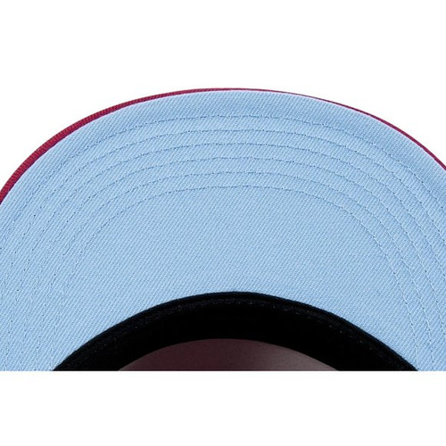 Paper Plane VOL 2 Fitted Hat With Pin Carmine / Blue UV