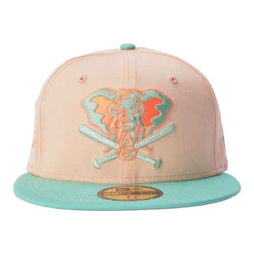 New Era Oakland Athletics Peach Pack 59FIFTY Fitted Hat Battle Of The Bay