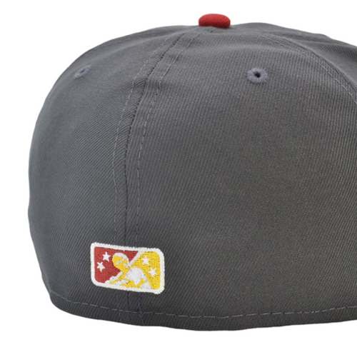 New Era Buffalo Bisons Sliding Buster 59FIFTY Fitted Hat Cap Gray MiLB New Era Buffalo Bisons Sliding Buster 59FIFTY Fitted Hat Cap Gray MiLB