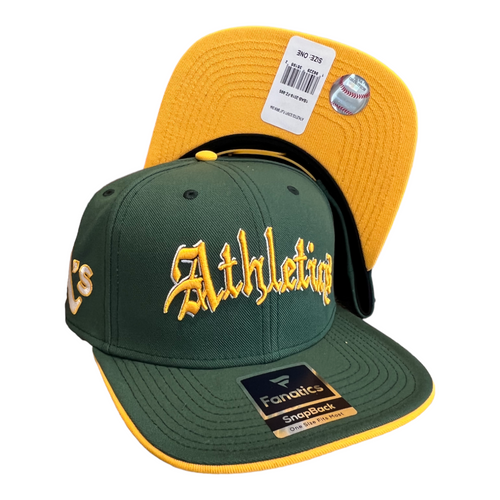 Fanatics Oakland Athletics Iconic Old English Snapback Hat