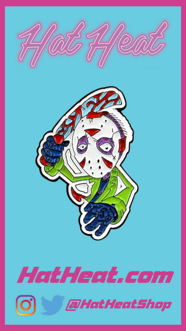 Jason Cartoon Comic Character Enamel Pins