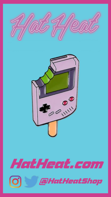 Gameboy Cartoon Comic Character Enamel Pins