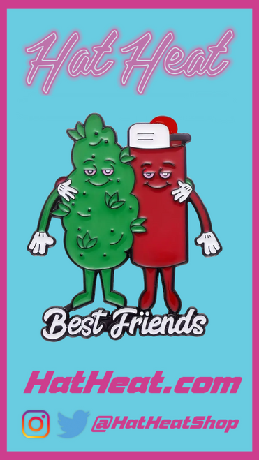 Best Friends Cartoon Comic Character Enamel Pin