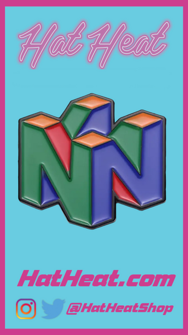 Nintendo 64 N64 Cartoon Comic Character Enamel Pins